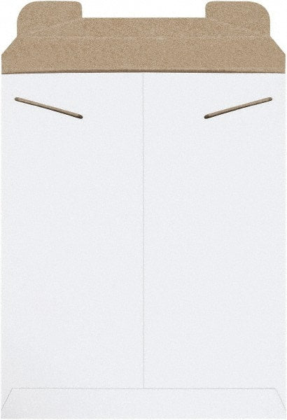 Made in USA - 13-1/2" Long x 11" Wide Regular Flat Mailer - White - Exact Tooling