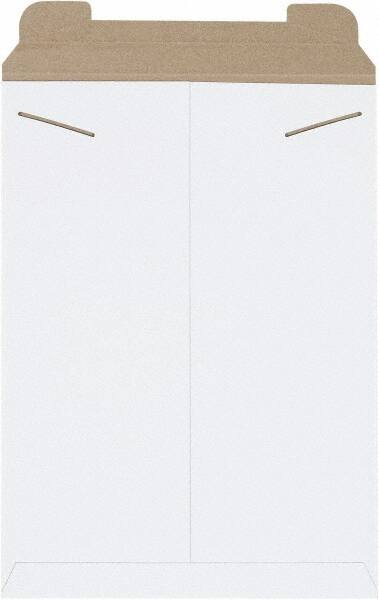 Made in USA - 18" Long x 13" Wide Regular Flat Mailer - White - Exact Tooling