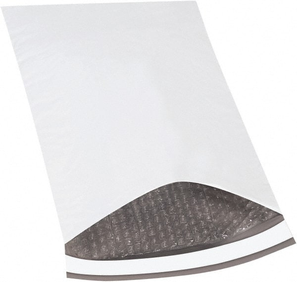 Made in USA - 16" Long x 10-1/2" Wide Peel-Off Self-Seal Padded Mailer - White - Exact Tooling