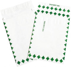 Dupont - 16" Long x 12" Wide Peel-Off Self-Seal Tyvek Expansion Envelope - White/Green - Exact Tooling