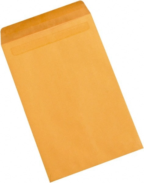 Made in USA - 15" Long x 10" Wide Self Seal Natural Kraft Envelope - Kraft - Exact Tooling