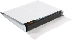 Made in USA - 13" Long x 10" Wide Peel-Off Self-Seal Expandable Envelope - White - Exact Tooling