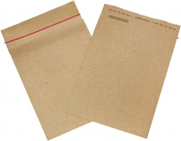 Made in USA - 10-1/2" Long x 8-1/2" Wide Self Seal Jiffy Rigi Bag Mailer - Kraft - Exact Tooling