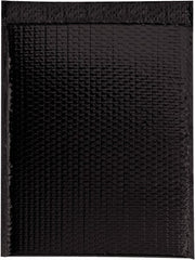 Made in USA - 17-1/2" Long x 13" Wide Peel-Off Self-Seal Bubble Mailer - Black - Exact Tooling