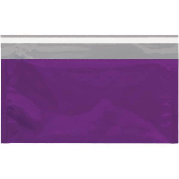 Value Collection - 10-1/4" Long x 6-1/4" Wide Peel-Off Self-Seal Metallic Mailer - Purple - Exact Tooling