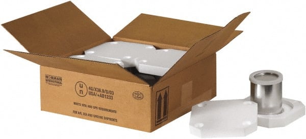 Made in USA - 10-1/4" Long x 10-1/4" Wide x 6-3/16" High Shipper Kit - Each - Exact Tooling