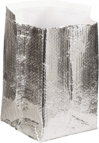 Made in USA - 14" Long x 14" Wide x 14" High x 3/16" Thick Box Liner - Silver, Case - Exact Tooling