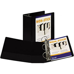 Samsill - 1,050 Sheet Capacity, 8-1/2 x 11", View Ring Binder - Polypropylene Covered Chipboard, Black - Exact Tooling