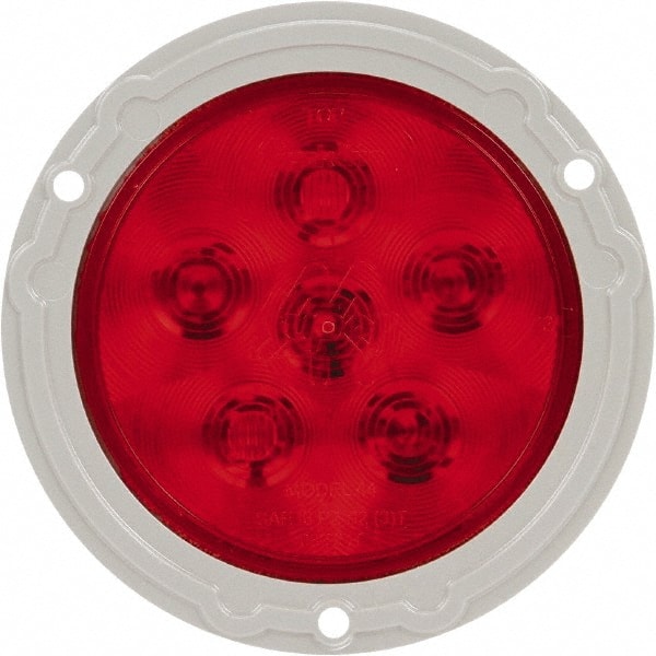 Truck-Lite - 4" Long, Red LED Stop, Turn & Tail Light - 12 Volts, Includes LED Light, Plug - Exact Tooling