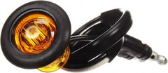 Truck-Lite - 3/4" Long, Yellow LED Marker Clearance - 12 Volts, Includes LED Light, Grommet - Exact Tooling