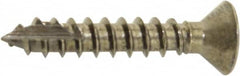 Hager - #9 Brass Hinge Screws - 1" Long - Exact Tooling