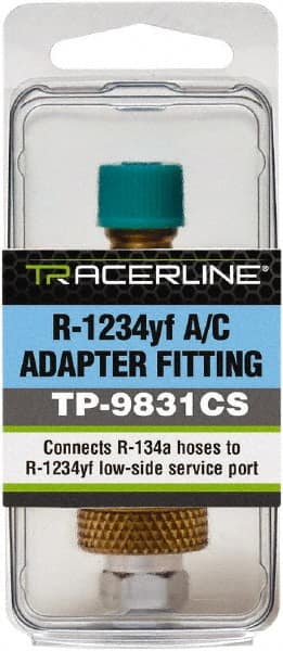 Spectroline - Low Side Automotive A/C Service Coupler - Yellow Actuator - Exact Tooling