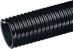 Kuriyama of America - 3" ID x 3.64" OD, 40 Max psi, Full In. Hg, Dry Material Handling & Transfer Hose - Polyurethane Liner, PVC Cover, -40 to 150°F, 4" Bend Radius, 100' Coil Length, Black - Exact Tooling