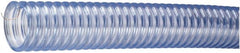Kuriyama of America - 4" ID x 4.72" OD, 35 Max psi, 28 In. Hg, Dry Material Handling & Transfer Hose - PVC with Grounding Wire, -4 to 150°F, 10" Bend Radius, 100' Coil Length, Transparent - Exact Tooling