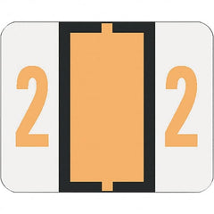 SMEAD - 1-1/2" Long, White File Folder Label - For File Folders - Exact Tooling