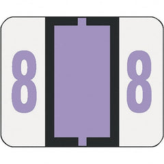 SMEAD - 1-1/2" Long, White File Folder Label - For File Folders - Exact Tooling