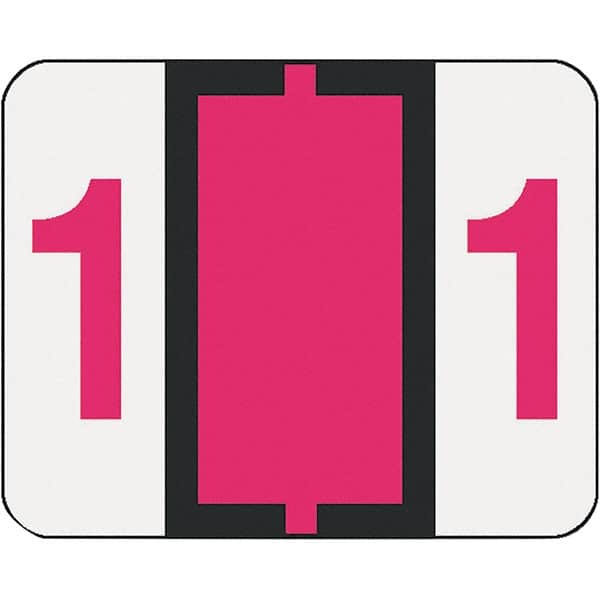 SMEAD - 1-1/2" Long, White File Folder Label - For File Folders - Exact Tooling