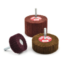 Superior Abrasives - Mounted Flap Wheels; Abrasive Type: Non-Woven ; Outside Diameter (Inch): 2 ; Face Width (Inch): 1 ; Abrasive Material: Aluminum Oxide ; Grade: Coarse ; Mounting Type: 1/4" Shank - Exact Tooling