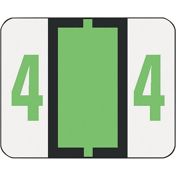 SMEAD - 1-1/2" Long, White File Folder Label - For File Folders - Exact Tooling