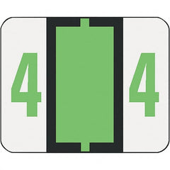 SMEAD - 1-1/2" Long, White File Folder Label - For File Folders - Exact Tooling