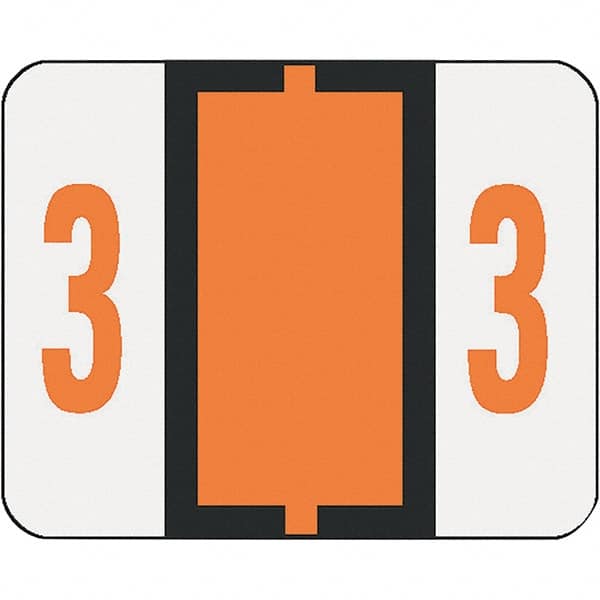 SMEAD - 1-1/2" Long, White File Folder Label - For File Folders - Exact Tooling