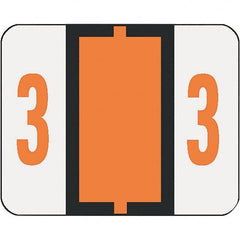 SMEAD - 1-1/2" Long, White File Folder Label - For File Folders - Exact Tooling