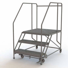 TRI-ARC - Rolling & Wall Mounted Ladders & Platforms Type: Rolling Work Platform Style: Steel Work Platform - Exact Tooling
