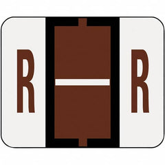 SMEAD - 1-1/2" Long, White File Folder Label - For File Folders - Exact Tooling