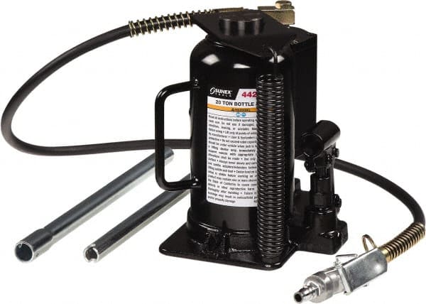 Sunex Tools - 20 Ton Capacity Bottle Jack - 9-1/2" to 18" High - Exact Tooling