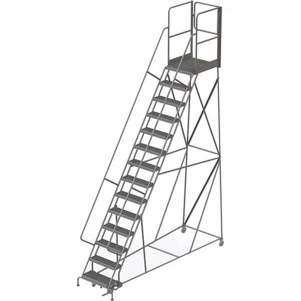 TRI-ARC - Rolling & Wall Mounted Ladders & Platforms Type: Rolling Warehouse Ladder Style: Rolling Platform Ladder - Exact Tooling