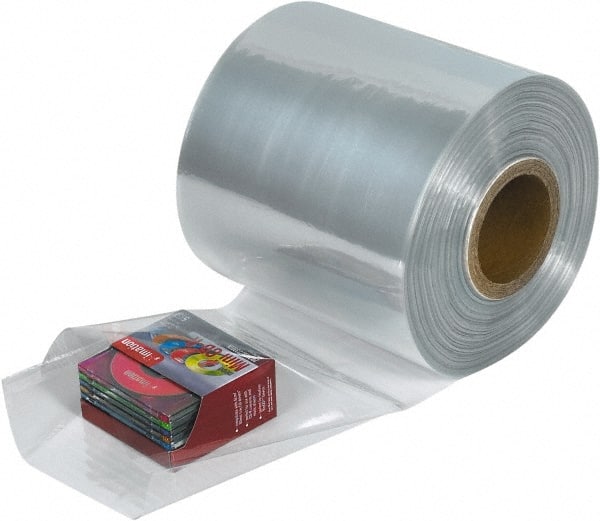 Made in USA - 4" Wide x 1,500' Long, Shrink Tubing - 100 Gauge - Exact Tooling