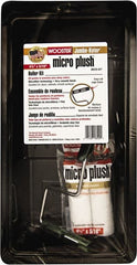 Wooster Brush - 12" Long, Mini Roller Kit - Steel Frame, Includes Paint Tray, Roller Cover & Frame - Exact Tooling