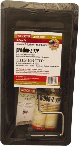 Wooster Brush - 2" Angled Polyester Angular Brush - 2-11/16" Bristle Length, 6-1/2" Wood Fluted Handle - Exact Tooling