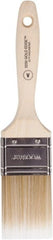 Wooster Brush - 2" Flat Polyester Varnish Brush - 2-11/16" Bristle Length, 4-9/16" Wood Beavertail Handle - Exact Tooling