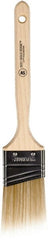 Wooster Brush - 2" Angled Polyester Angular Brush - 2-11/16" Bristle Length, 6-9/16" Wood Fluted Handle - Exact Tooling