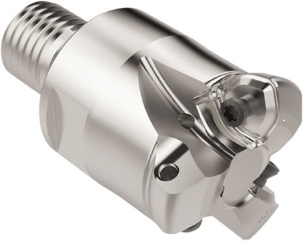 Seco - 27.6mm Cut Diam, 1.8mm Max Depth, M20 Modular Connection Indexable High-Feed End Mill - Screw Holding Method, 218.21-.. Insert, R217.21 Toolholder, Through Coolant - Exact Tooling