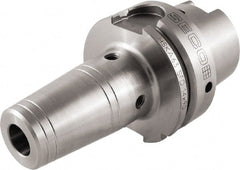 Seco - 20mm Hole Diam, HSK100A Taper Shank Shrink Fit Tool Holder & Adapter - 101mm Projection, 33mm Nose Diam, 41mm Clamping Depth, Through Coolant - Exact Tooling