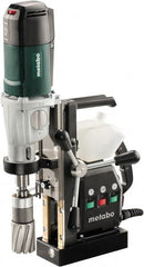 Metabo - 3/4" Chuck, 2" Travel, Portable Magnetic Drill Press - 250-450 RPM, 12 Amps, 1200 Watts - Exact Tooling