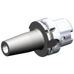 Kennametal - 100mm Shank Diam, 6mm Hole Diam, HSK100A Taper Shank Shrink Fit Tool Holder & Adapter - 85mm Projection, 21mm Nose Diam, 26mm Clamping Depth, Through Coolant - Exact Tooling