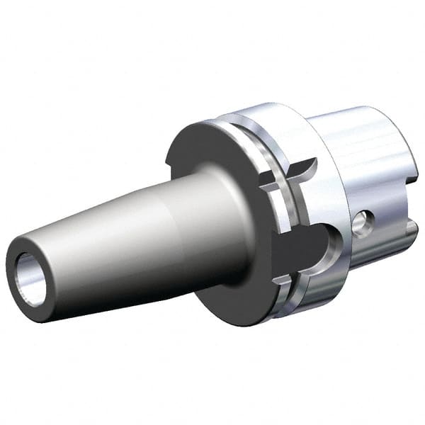 Kennametal - 100mm Shank Diam, 19.05mm Hole Diam, HSK100A Taper Shank Shrink Fit Tool Holder & Adapter - 105mm Projection, 33mm Nose Diam, 42mm Clamping Depth, Through Coolant - Exact Tooling