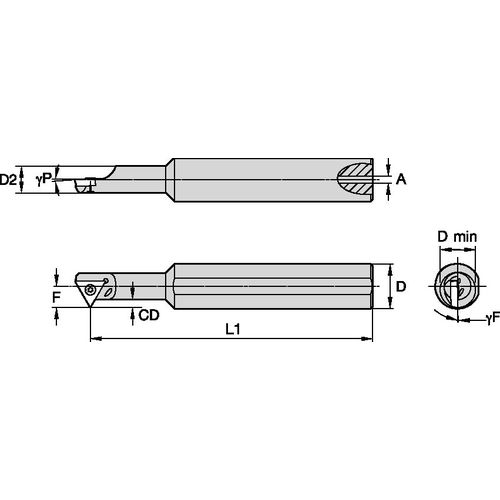 QSII375625112560R STEEL SHANK GROOV - Exact Tooling