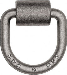 Buyers Products - Steel D-Ring with Integral Bracket - 4-1/2" Long, Gray, For Use with Cargo Control - Exact Tooling