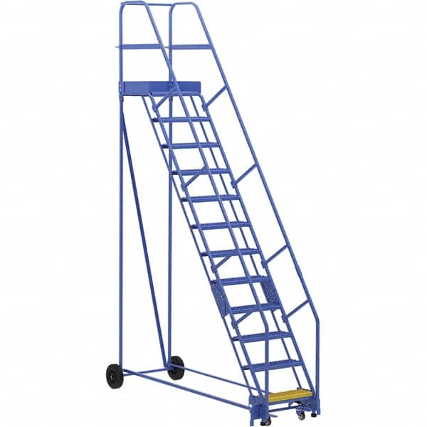 Vestil - 156" High 350 Lb Capacity 12 Step Ladder - Exact Tooling