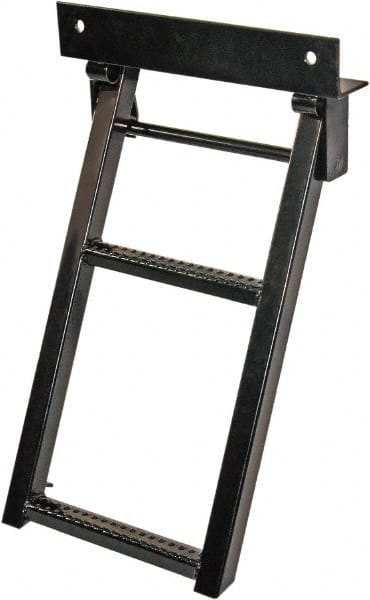 Buyers Products - Steel Retractable Step - 30-1/4" Long, Black, For Use with Universal Use - Exact Tooling