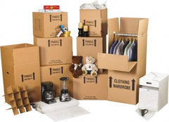 Made in USA - Moving & Box Kits Kit Type: Deluxe Home Moving Kit Number of Boxes: 118 - Exact Tooling