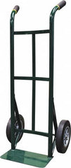 Ability One - 600 Lb Capacity 45" OAH Hand Truck - Steel Handle, Steel, Solid Rubber Wheels - Exact Tooling