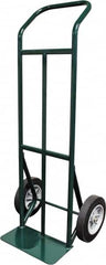 Ability One - 600 Lb Capacity 48" OAH Hand Truck - Steel Handle, Steel, Solid Rubber Wheels - Exact Tooling