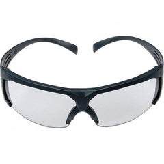 3M - Gray Lenses, Framed Safety Glasses - Scratch Resistant, Gray Frame, Size Universal, Wrap Around - Exact Tooling