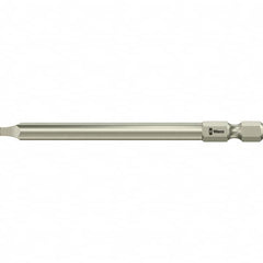 Wera - #1 Square Screwdriver Bit - 3-1/2" OAL - Exact Tooling
