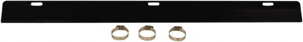 Buyers Products - Steel Wind Deflector Kit - 40" Long, Black, For Use with Ladder Racks - Exact Tooling